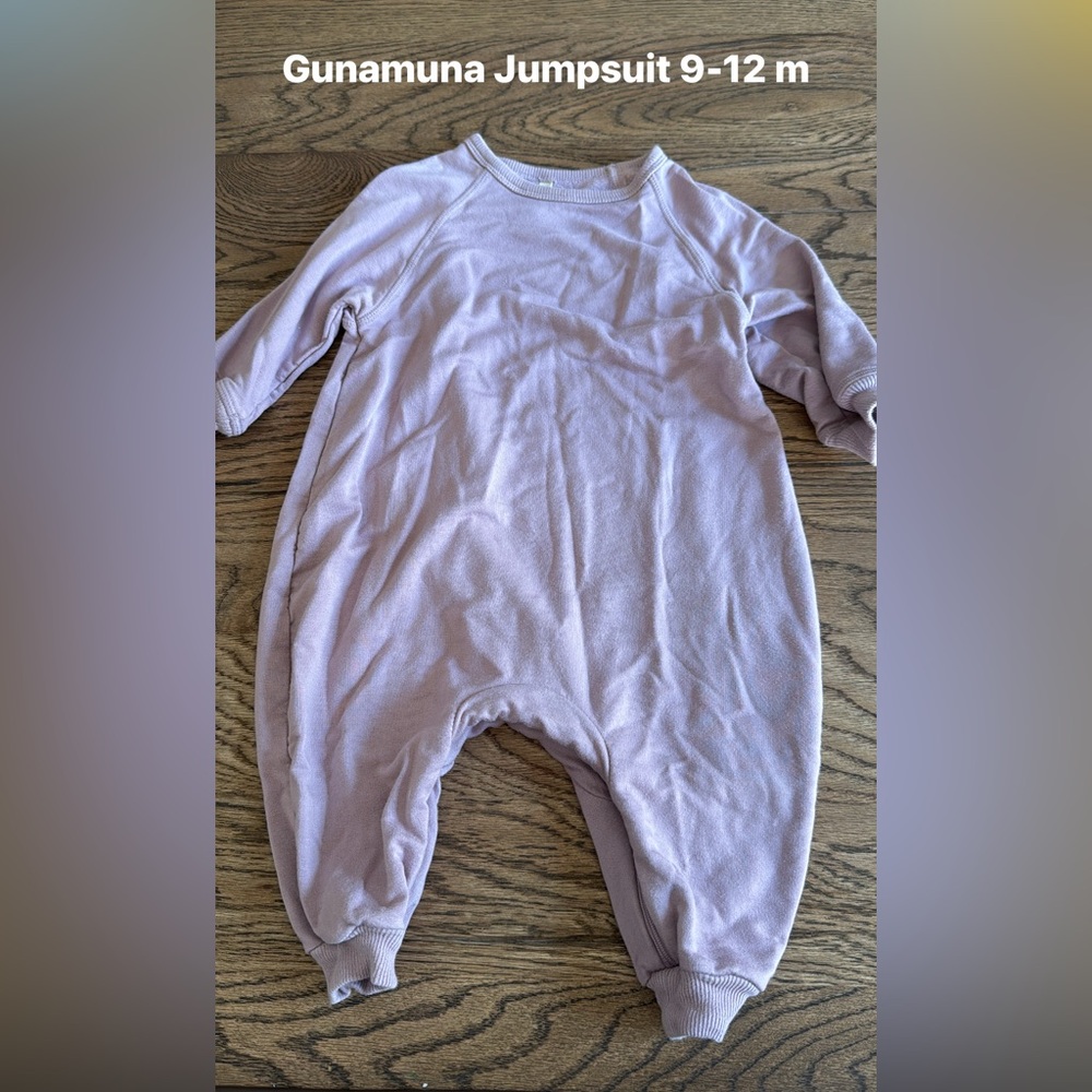 Gunamuna Lavender Baby Jumpsuit